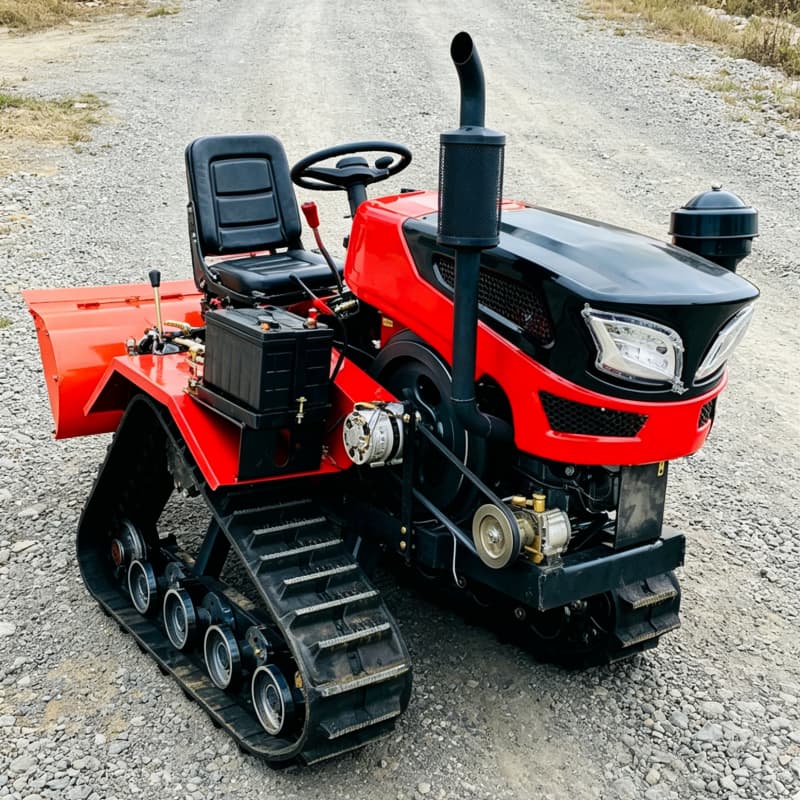 Farming Equipment For Agriculture - Op maat gemaakte, populaire mini-rupsbandtractor, landbouw-