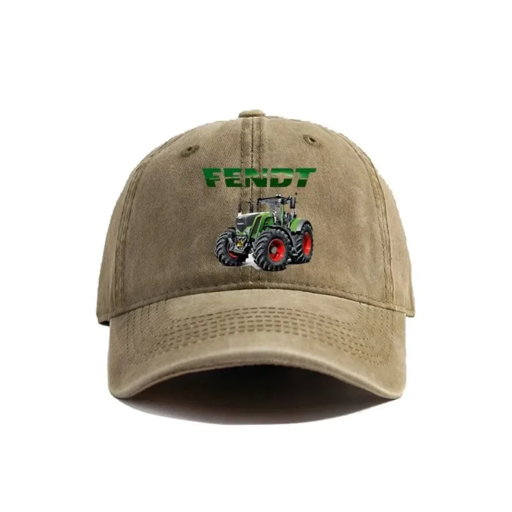 Agriculture Farming Hats - Nieuwe 2025 Fendt Landbouwtractoren Distressed Baseball