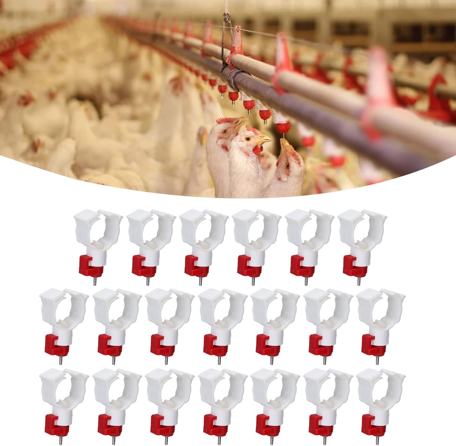 Chicken Nipple Drinker - Hoge Kwaliteit 20PCS Kip Tepel Drinker